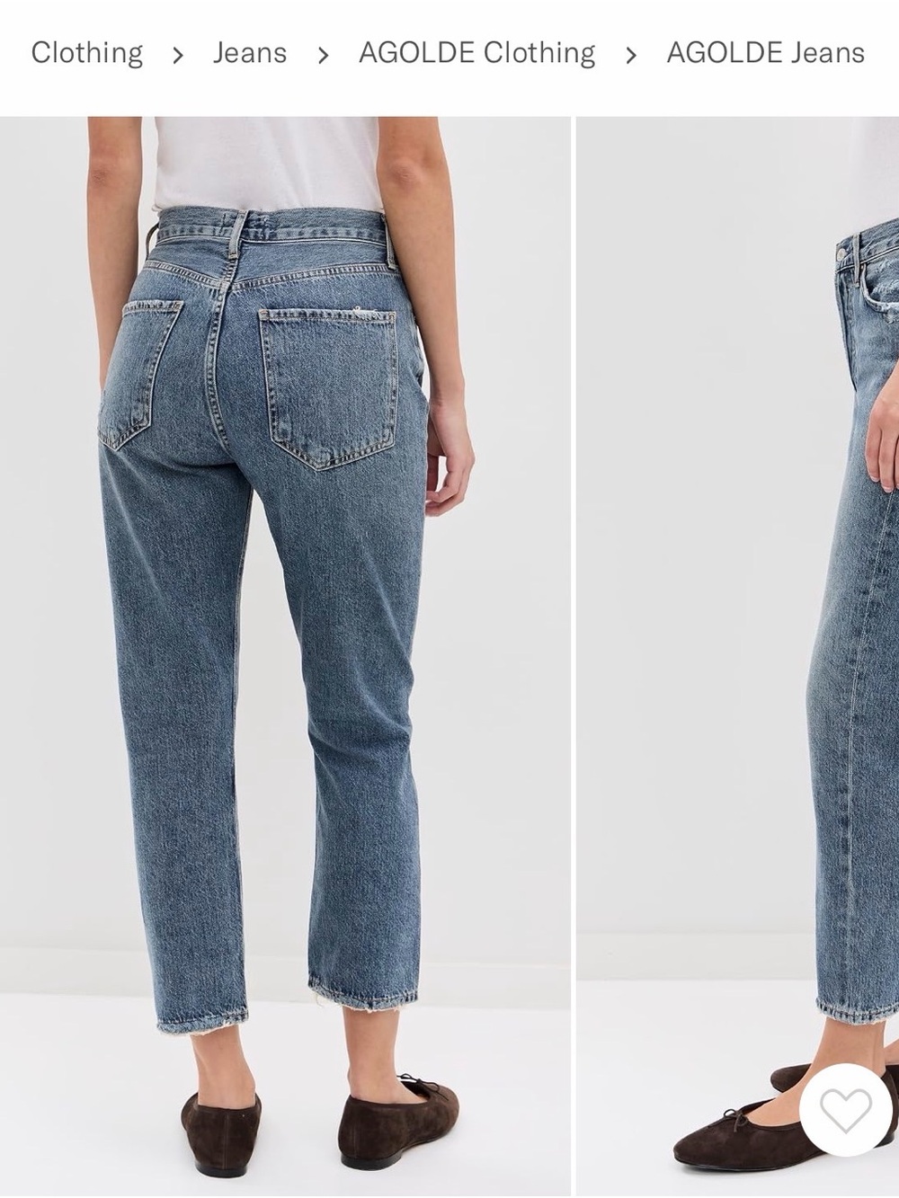 Agolde Riley High Rise Crop Jeans - Picture 11 of 11